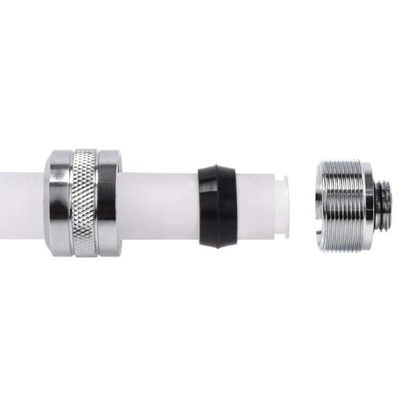 Alphacool Eiszapfen Pro Connector 16mm Hardtube Fitting G1/4, 6-pack - chrom