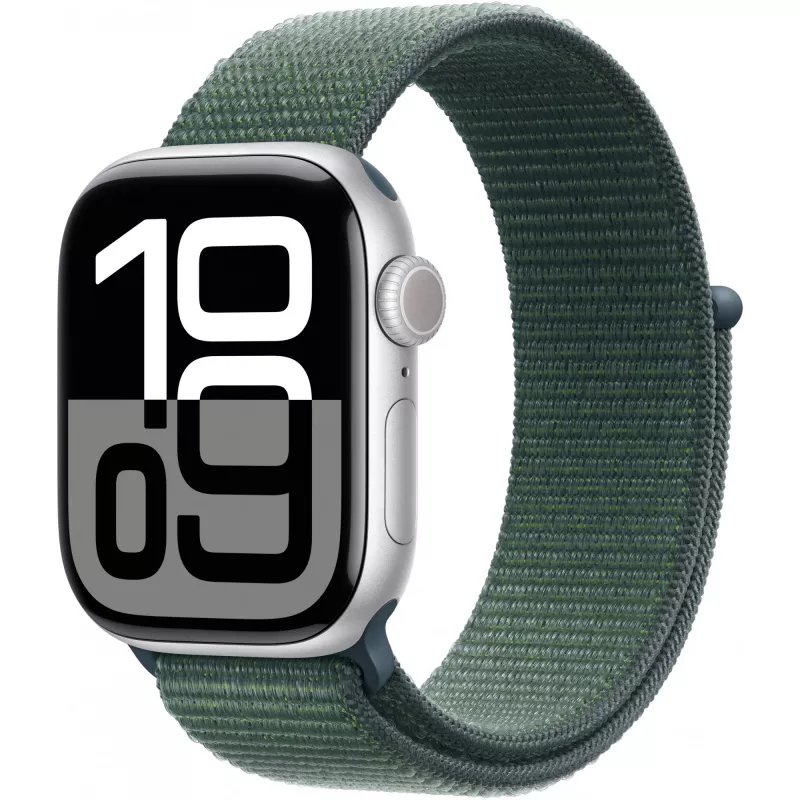 Pasek Apple Sport Loop 42mm Lake zielony — Nylon/Poliestrowy/Spandex, pojedyncze opakowanie
