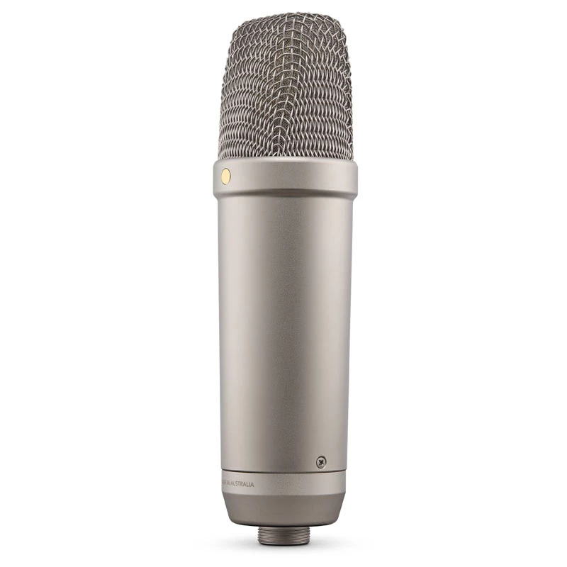 Studyjny mikrofon pojemnościowy RØDE NT1‑A 5th Gen — kardioidalny, XLR/USB, 24/32‑bitowy, do 192 kHz, maks. SPL 142 dB, srebrny