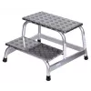 Stopień Krause 805027, aluminiowy 2 stopnie, maks. obciążenie 150 kg, długość 680 mm, wysokość 41 cm