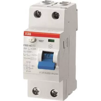 ABB Wyłącznik różnicowoprądowy 25A F202A-25/0,3 pro M kompaktowy 2-bieg. 300mA F202A-25/0,3 (2CSF202101R3250)