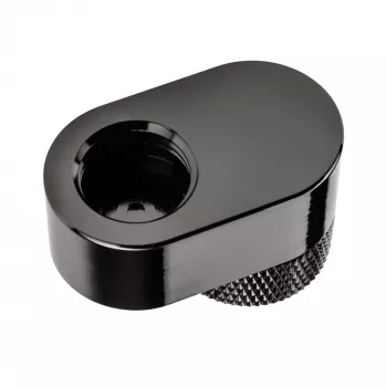 XSPC Rotary 14mm Offset G1/4 Fitting, Chrome Czarny - kątowe złącze obrotowe do chłodzenia wodnego