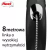 Flexi nowy CLASSIC 8 m czarna smycz dla psa automatyczna