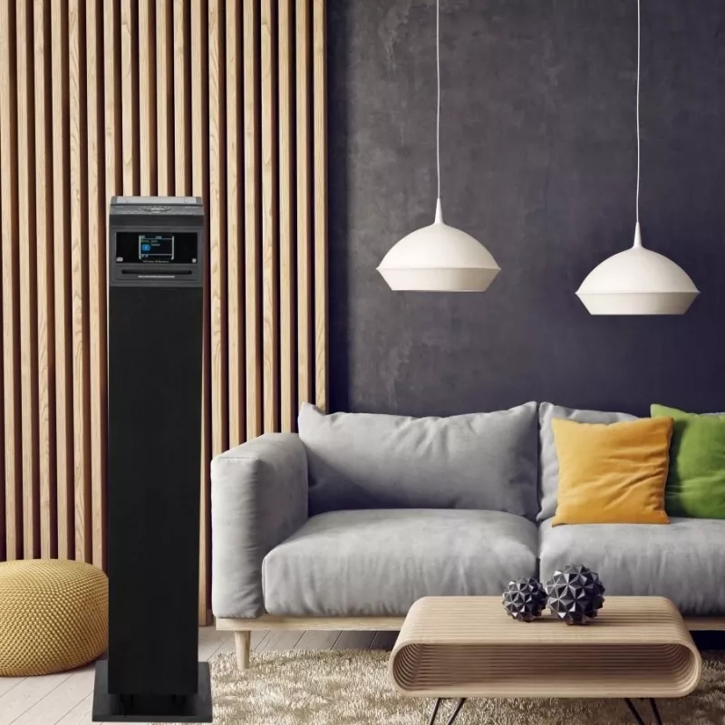 Głośnik aktywny AKAI AEROBEAT PILLAR — zasilany głośnik przenośny, AKAI AEROBEAT PILLAR