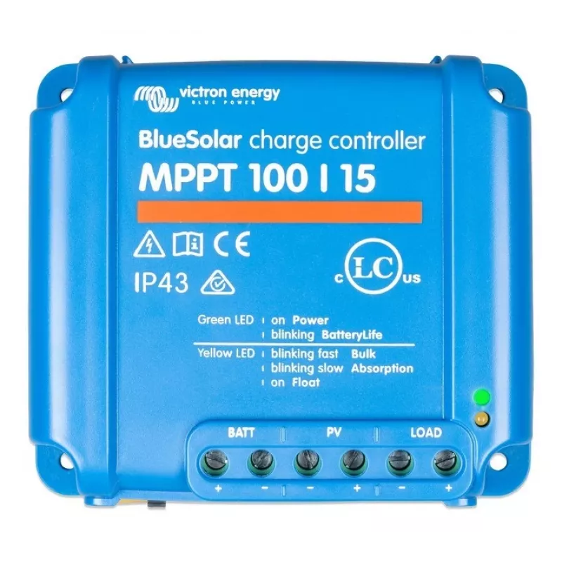 MPPT Solar Charge Controller Victron Energy BlueSolar 100/15 — 15 A, maks. 100 V PV
