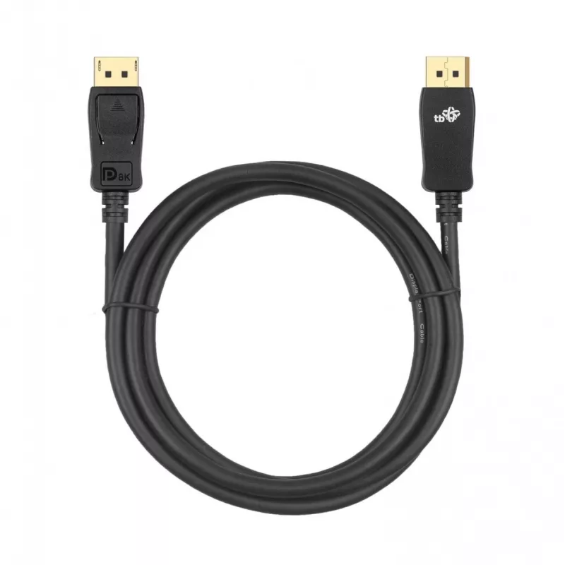 Kabel DisplayPort 1,8 m M/M v 1.4, czarny