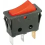 Bachmann 924.112 - Przełącznik kołyskowy - 1P - Czarny - Czerwony - 250 V