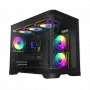 Obudowa Gamemax HYPE-M BK | Czarna | Micro | Bez zasilacza