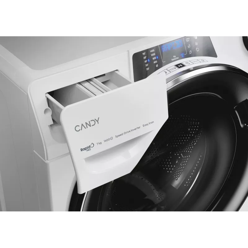 CANDY Pralka RP4 476BWMBC/1-S, 7 kg, 1400 obr./min, głębokość 45 cm