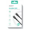 AUKEY CB-KCC101 Kabel nylonowy USB C - USB C 1m
