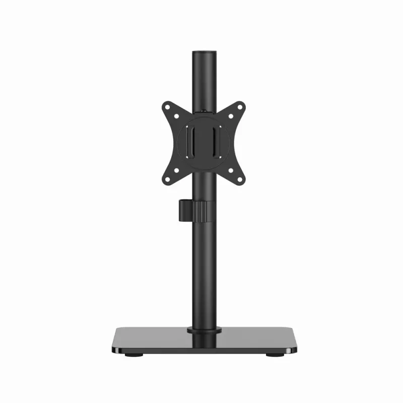 Wolnostojący uchwyt biurkowy GEMBIRD MS-D1ST-03 z pełnym zakresem ruchu do monitorów 17–32 cale, stal, czarny, VESA 75x75–100x100, 9 kg