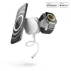 ZENS 2-IN-1 MAGSAFE + WATCH TRAVEL CHARGER Biały
