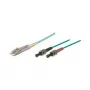 Kabel krosowy LWL Duplex OM3 (wielomodowy, 50/125) LC/ST, LSZH, odwracalna polaryzacja, 3m, Good Connections®