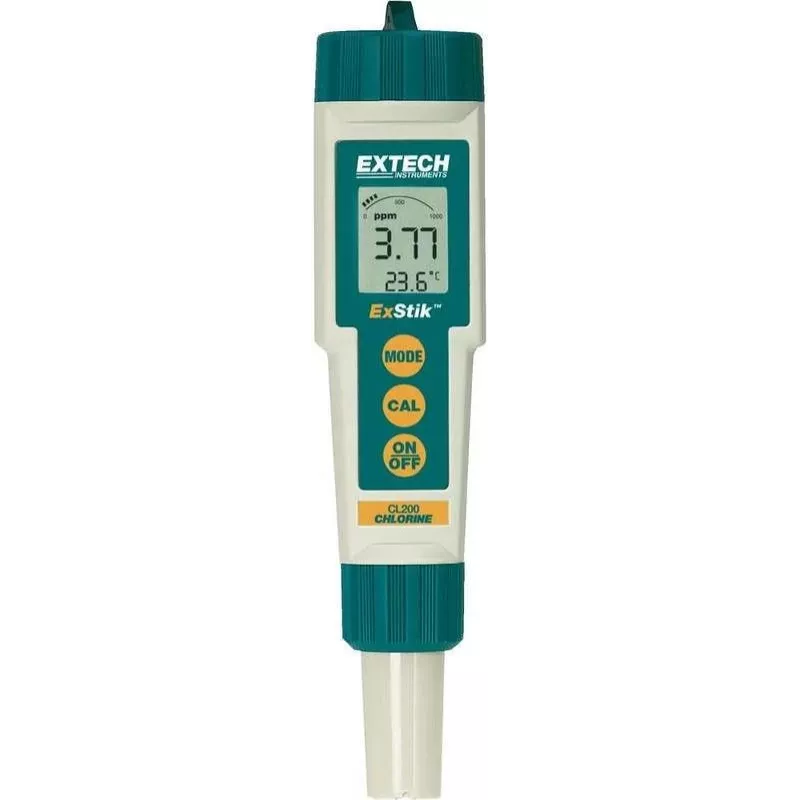 EXTECH CL200 Chlor-Messstick ExStik&trade, CL200 1 ºC -5 do +90 ºC (CL200)