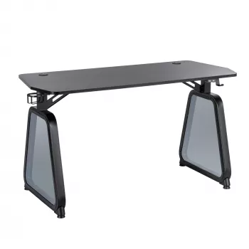 Biurko gamingowe White Shark Medusa zestaw 2 szt., regulowana wysokość, ergonomiczny design