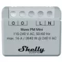 Inteligentny przełącznik Shelly Qubino Wave PM Mini szary, bezprzewodowy, 110–240 V, 16 A, 24–30 V DC, 868,4 MHz