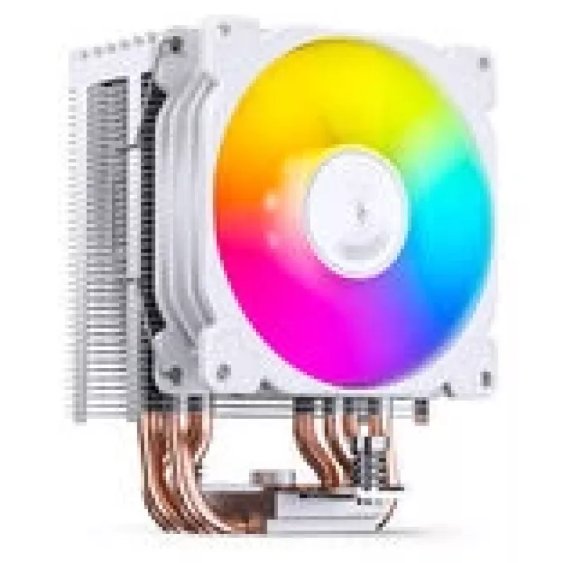 Chłodzenie procesora Jonsbo CR-1400E 92mm ARGB biały — wentylator 92mm, podświetlenie ARGB, białe wykończenie