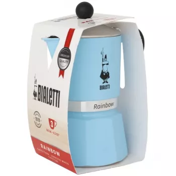 Bialetti Rainbow 0.06 L Aluminium Thermoplastic niebieski Coffee Maker