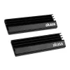 Akasa A-M2HS01-KT02 System chłodzenia komputera Radiator / chłodzenie dysku SSD Czarny 1 - 2 (A-M2HS01-KT02)