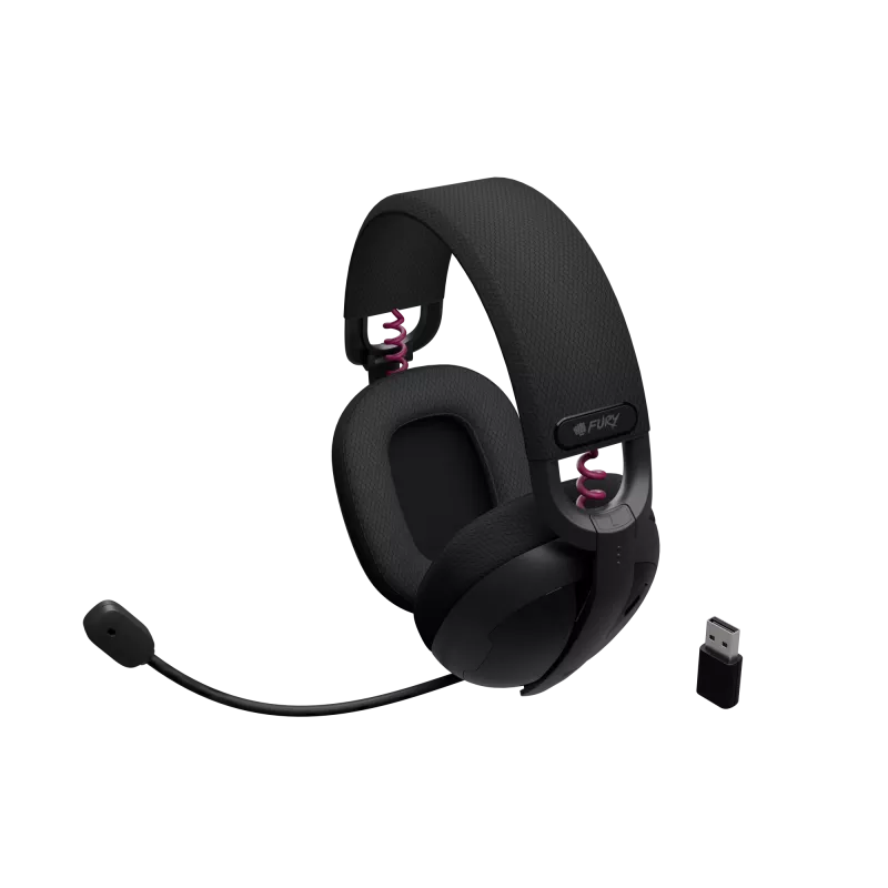 Słuchawki gamingowe Genesis Fury Fukiya F6 | Bluetooth | Nauszne | Mikrofon | Bezprzewodowe | Czarny