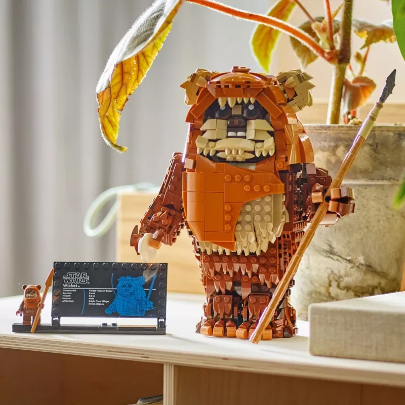 LEGO Star Wars Construct Wicket the Ewok 75430 zestaw konstrukcyjny — 1010 elementów, model 230 mm, wiek 12+