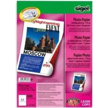 Papier fotograficzny A4 Sigel LP342 Biały