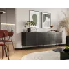 SIENA komoda 200x40x75 matowy czarny