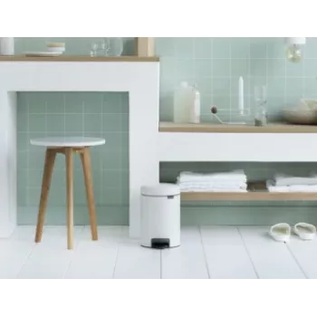 Brabantia 112126 Kosz na śmieci 3 l okrągły biały (11 21 26)