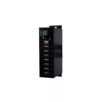 Koncentrator USB EXSYS 7-portowy 480 Mbit/s Czarny