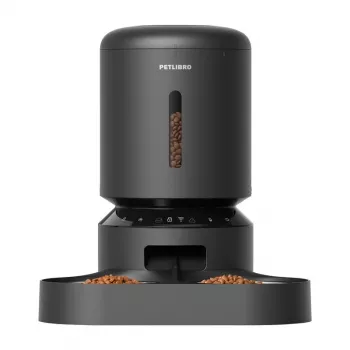 Automatyczny karmnik dla zwierząt Aptel Granary PL-AF103-36B, 5 l, dwie miski, Wi‑Fi (czarny)