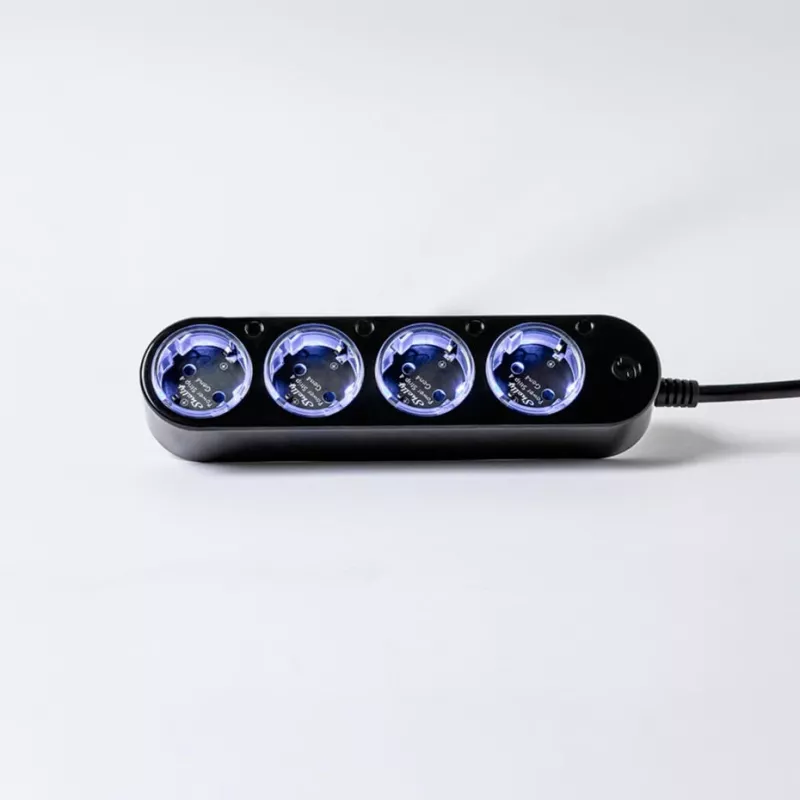Listwa zasilająca Shelly Plug & Play PS4 Gen4 — 4 gniazda, 12 A na gniazdo