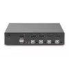 KVM Switch Digitus DS-12891 4x1 DP USB 4K Ultra HD