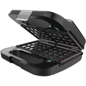 Cecotec Sandwich Maker | Rock’nToast 4in1 | 1000 W | Liczba płyt 4 | Czarny