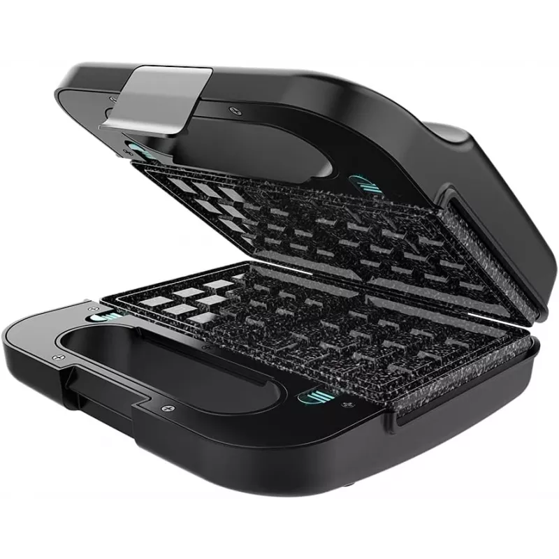 Cecotec Sandwich Maker | Rock’nToast 4in1 | 1000 W | Liczba płyt 4 | Czarny