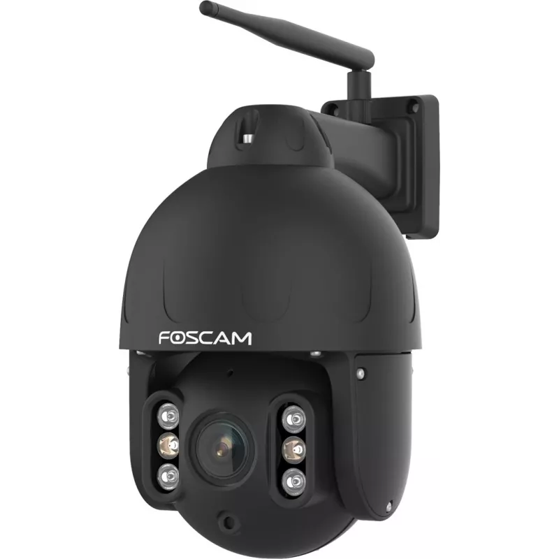 Kopułkowa kamera IP Foscam SD8P 8 MP, 4K 3840×2160, 4-krotny zoom optyczny, PTZ, IR 50 m, Wi‑Fi, MicroSD do 256 GB