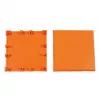 ALLNET Brick'R'knowledge Tworzywo sztuczne Shell 2x2 orange top and bottom 10-Pack