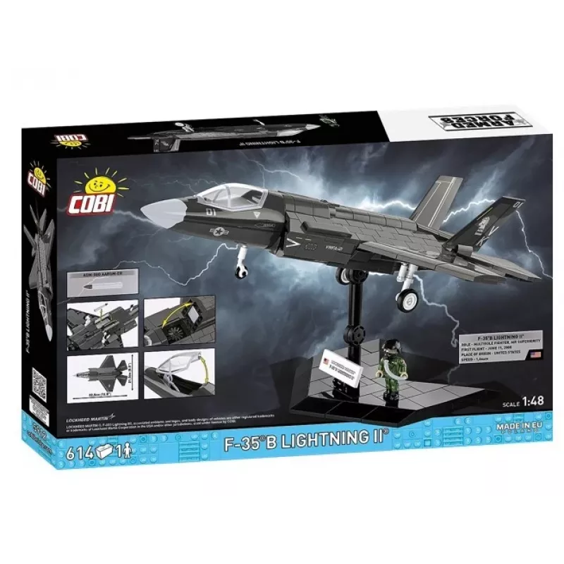 F-35B Lightning II Klocki Konstrukcyjne - 614 elementów