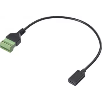 Kabel adapter Renkforce USB-C [1x gniazdo - 1x złącze zaciskowe] RF-6443954 30 cm (RF-6443954)