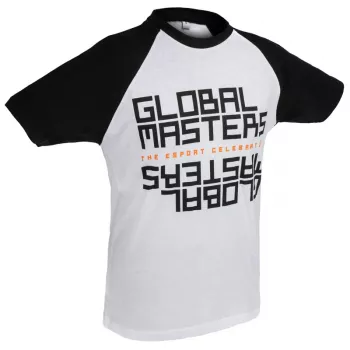Global Masters koszulka GM Text - biała (XXL)