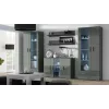 Cama Komoda 120 cm SOHO S7 szary/szary połysk