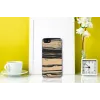 Etui na telefon Man and Wood do iPhone 7/8 — białe z czarnym hebanem