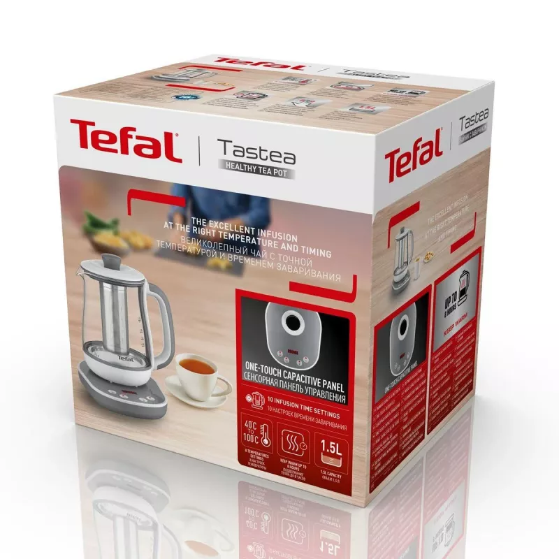Tefal BJ551B10 zaparzacz do herbaty 1.5 L 1430 W Szary, Biały