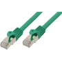 Kabel sieciowy S/CONN Cat7 15m zielony