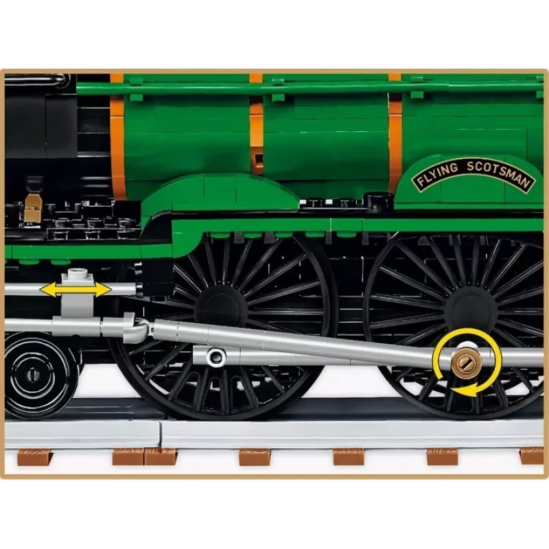 Cobi Klocki konstrukcyjne Pociąg Flying Scotsman model COBI-6292 skala 1:48, zestaw konstrukcyjny