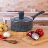 Zestaw patelni Russell Hobbs RH02818EU7, 5-częściowy zestaw kamionkowych naczyń kuchennych