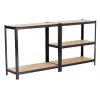 Extralink Metalowy regał magazynowy 180x90x40 Czarny