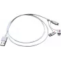 ROLINE 11.02.8329 Kabel USB 1 m USB 2.0 USB A Micro-USB B Biały (11.02.8329)
