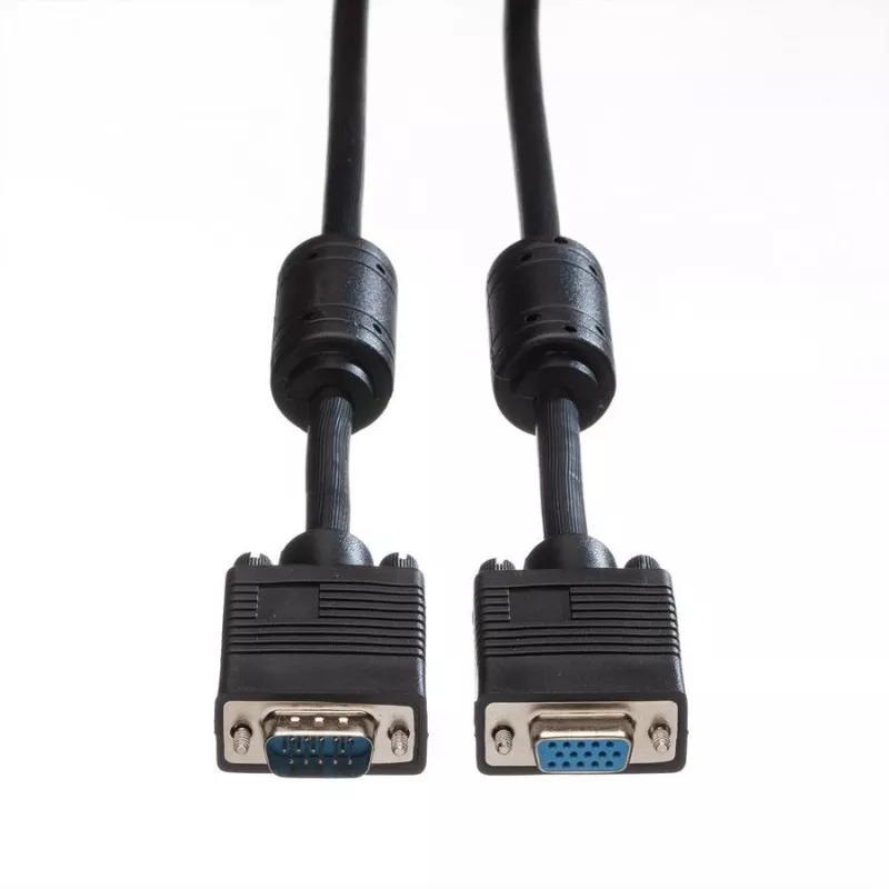 ROLINE VGA-Kabel HD15 ST - BU mit Ferritkern 3,0m (11.04.5353)