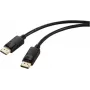 Renkforce Kabel połączeniowy DisplayPort Wtyczka DisplayPort, Wtyczka DisplayPort 2,00 m Czarny Kabel DisplayPort (RF-5771514)