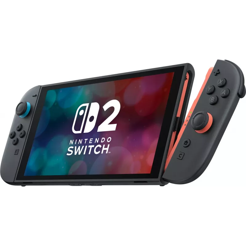 Nintendo Switch 2, Nintendo Switch 2, Czarny, Analog / Cyfrowy, D-Pad, Przycisk Home, Przycisk Menu, Przycisk Zasilania, Przyciski, LCD